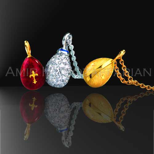 Faberge Diamond pendants